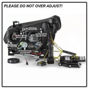 BMW E60 5 Series 08-10 Projector Headlights - Black - Image 5