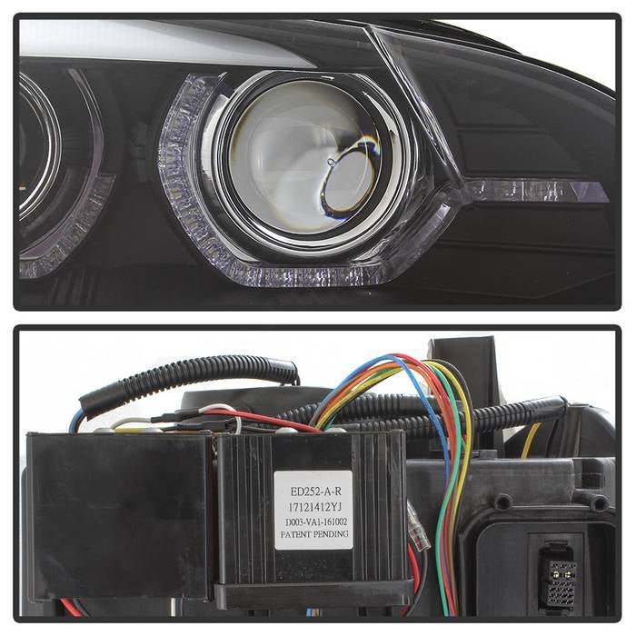 BMW X5 E70 2007-2010 Projector Headlights - Black