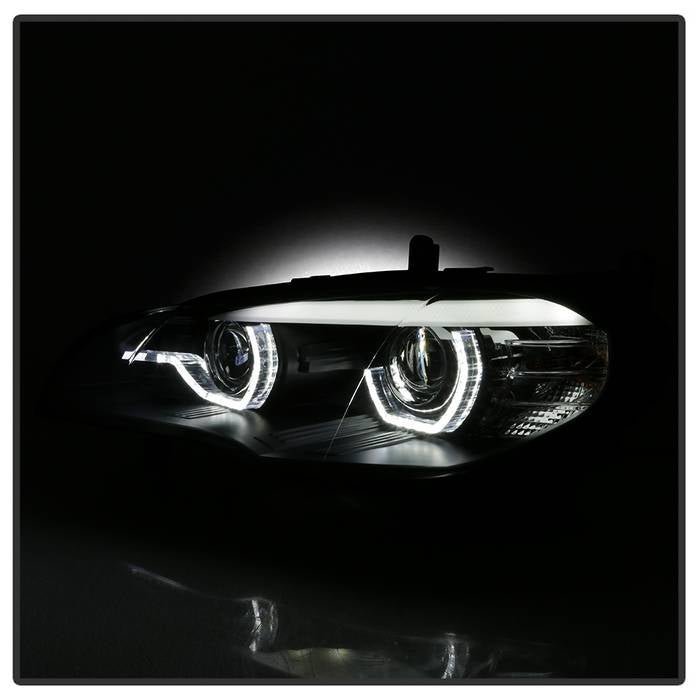 BMW X5 E70 2007-2010 Projector Headlights - Black