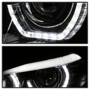 BMW X5 E70 2007-2010 Projector Headlights - Black - Image 7
