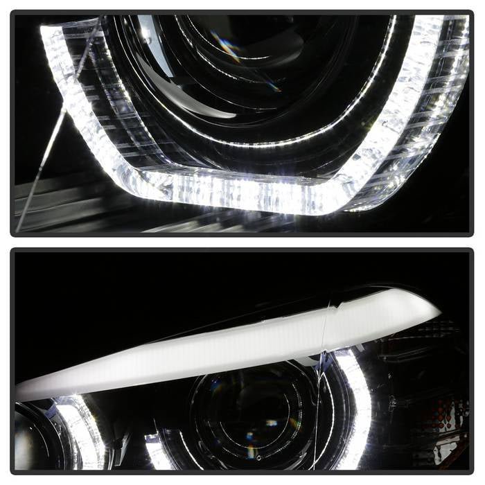 BMW X5 E70 2007-2010 Projector Headlights - Black