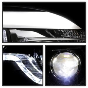 BMW X5 E70 2007-2010 Xenon/HID Model Headlights - Black - Image 10