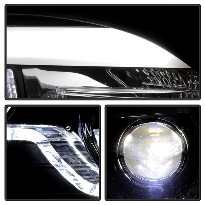 BMW X5 E70 2007-2010 Xenon/HID Model Headlights - Black