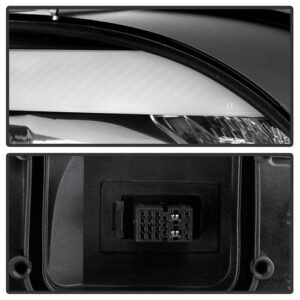 BMW X5 E70 2007-2010 Xenon/HID Model Headlights - Black - Image 5