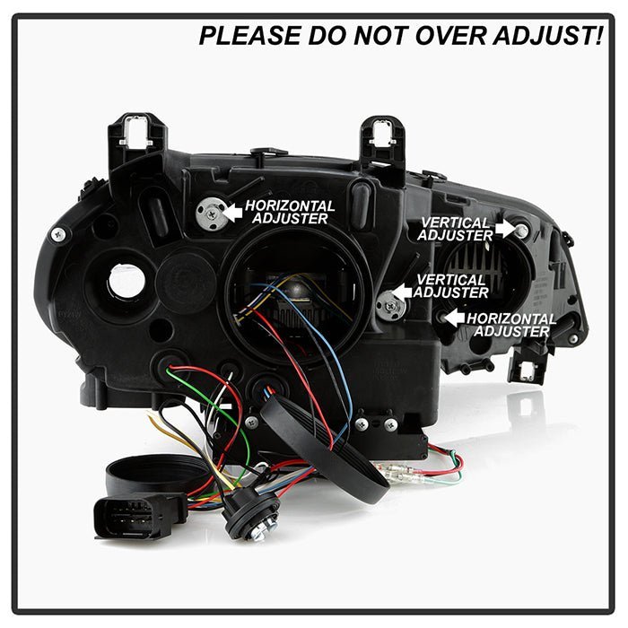 BMW X5 E70 2007-2010 Xenon/HID Model Headlights - Black