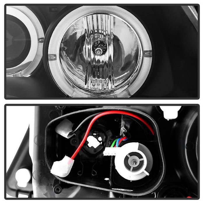 BMW E90 3-Series 06-08 4DR Projector Headlights - Black