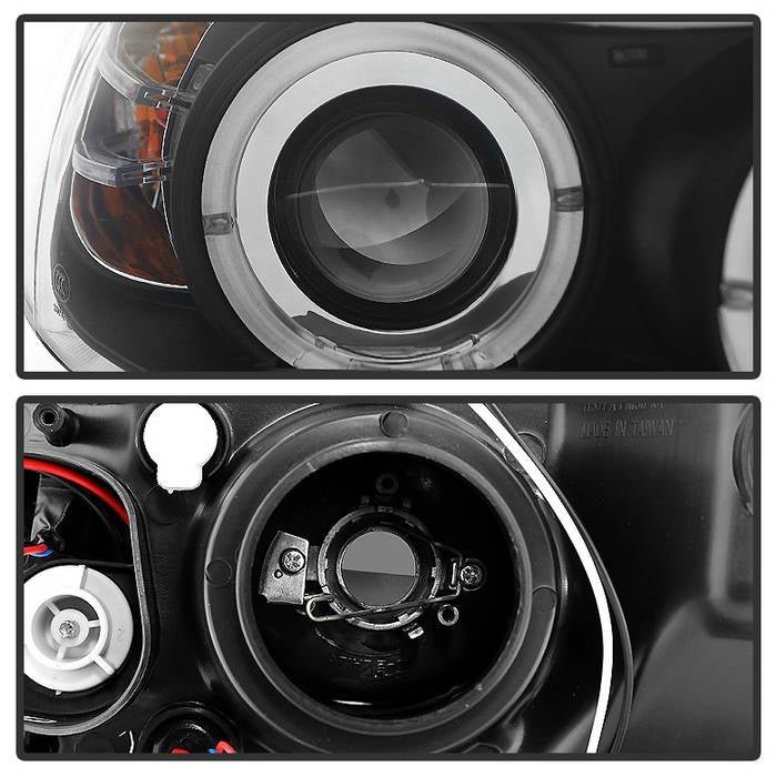 BMW E90 3-Series 06-08 4DR Projector Headlights - Black