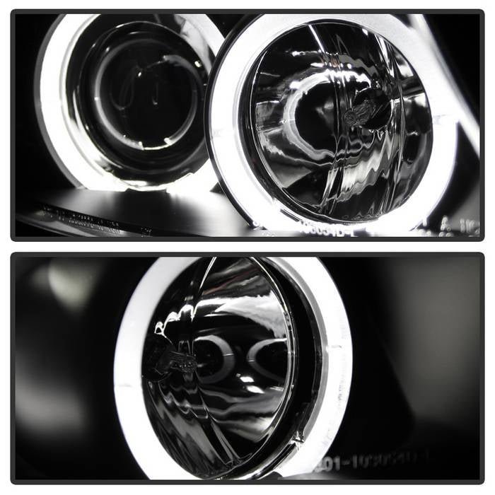 BMW E90 3-Series 06-08 4DR Projector Headlights - Black