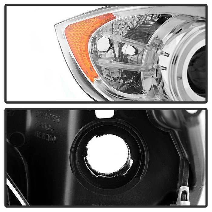 BMW E90 3-Series 06-08 4DR Projector Headlights - Chrome