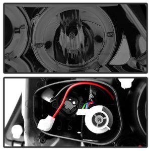 BMW E90 3-Series 06-08 4DR Projector Headlights - Smoke - Image 3
