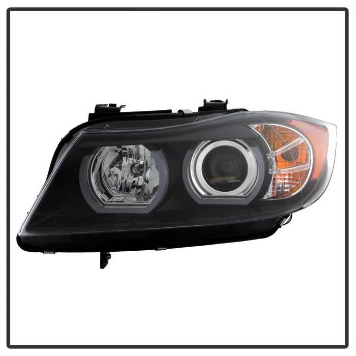 BMW E90 3-Series 06-08 4DR Version 2 Projector Headlights - Black