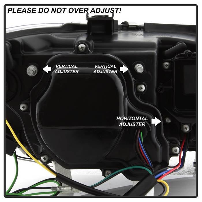 BMW E90 3-Series 06-08 4DR Version 2 Projector Headlights - Black