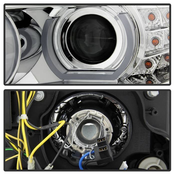 BMW E90 3-Series 09-12 4DR Projector Headlights - Chrome