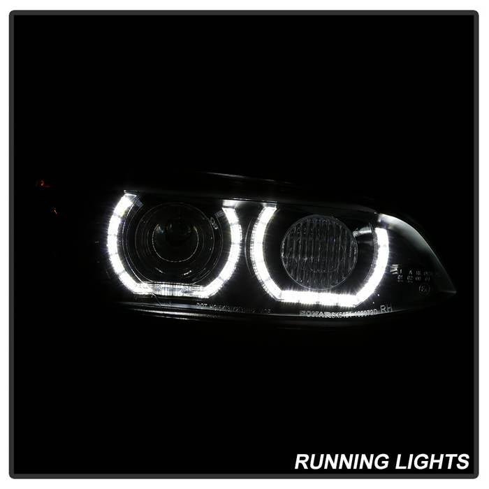 BMW E92 3 Series 08-10 Projector Headlights - Black