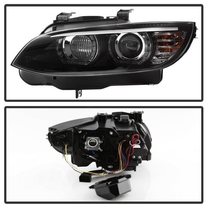 BMW E92 3 Series 08-10 Projector Headlights - Black