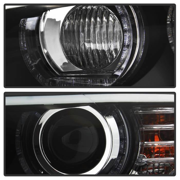 BMW E92 3 Series 08-10 Projector Headlights - Black