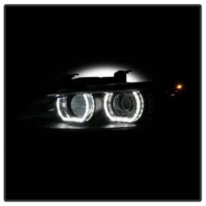 BMW E92 3 Series 08-10 Projector Headlights - Black - Image 6