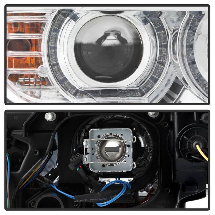 BMW E92 3 Series 08-10 Projector Headlights - Chrome