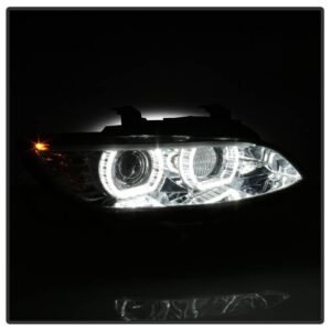 BMW E92 3 Series 08-10 Projector Headlights - Chrome - Image 6