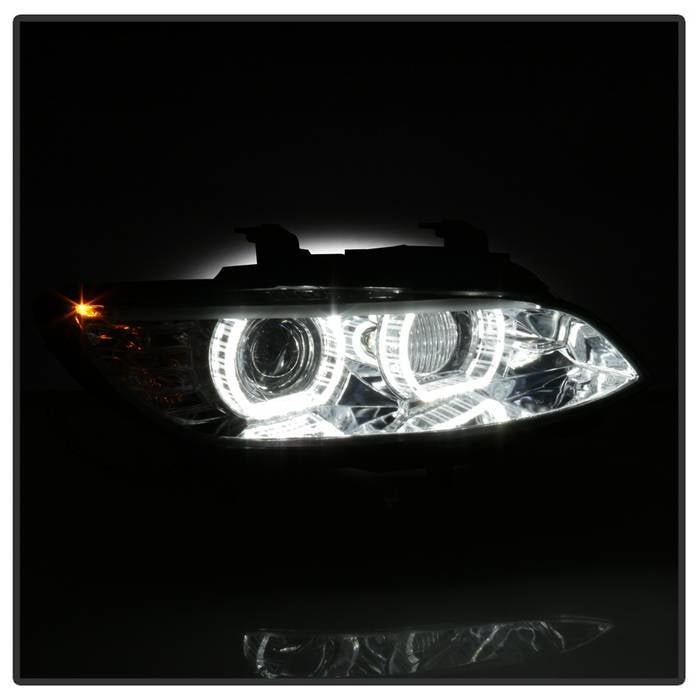 BMW E92 3 Series 08-10 Projector Headlights - Chrome