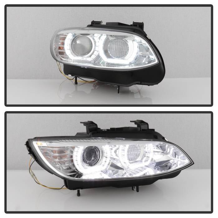 BMW E92 3 Series 08-10 Projector Headlights - Chrome
