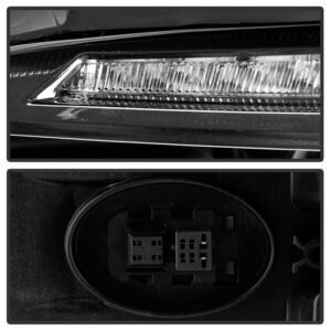 BMW 5 Series F10 2011-2013 Projector Headlights - Black - Image 5