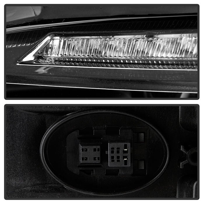 BMW 5 Series F10 2011-2013 Projector Headlights - Black