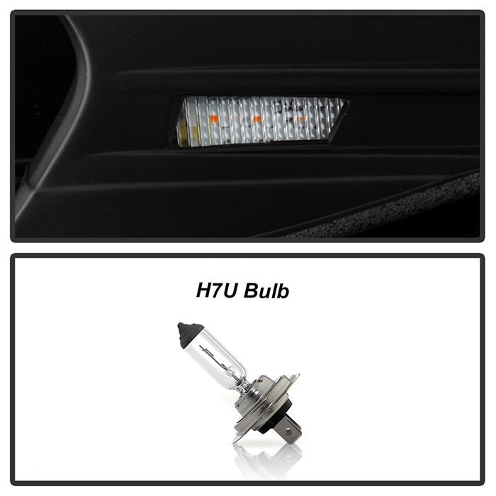 BMW 5 Series F10 2011-2013 Projector Headlights - Black