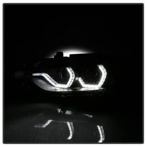 BMW F30 3 Series 2012 - 2014 4DR Projector Headlights - Black - Image 6