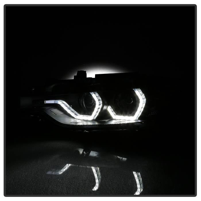 BMW F30 3 Series 2012 - 2014 4DR Projector Headlights - Black