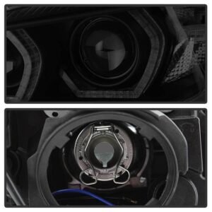 BMW F30 3 Series 2012 - 2014 4DR Projector Headlights - Black Smoke - Image 3