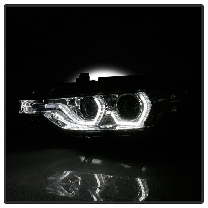 BMW F30 3 Series 2012 - 2014 4DR Projector Headlights - Chrome