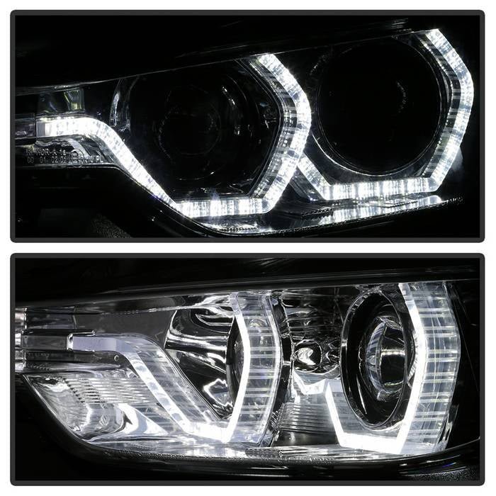 BMW F30 3 Series 2012 - 2014 4DR Projector Headlights - Chrome