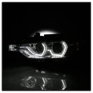 BMW F30 3 Series 2012 - 2014 4DR Projector Headlights - Smoke - Image 6