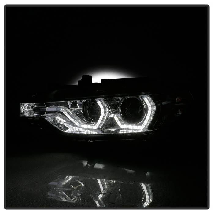 BMW F30 3 Series 2012 - 2014 4DR Projector Headlights - Smoke