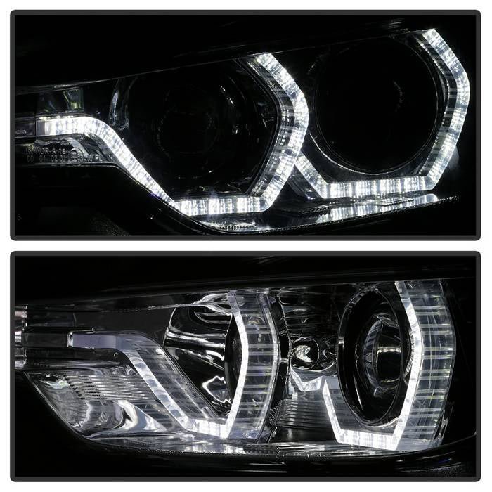 BMW F30 3 Series 2012 - 2014 4DR Projector Headlights - Smoke