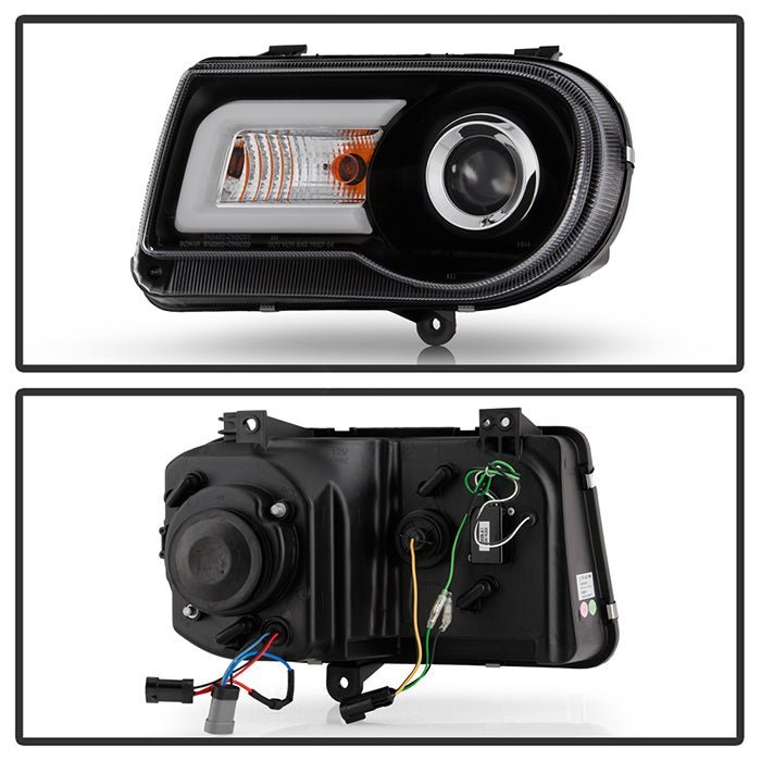 Chrysler 300C 05-10 Projector Headlights  - Black