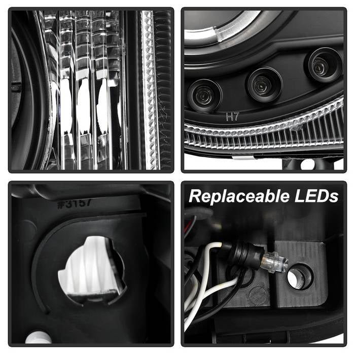 Chrysler 300C 05-10 Projector Headlights - Black