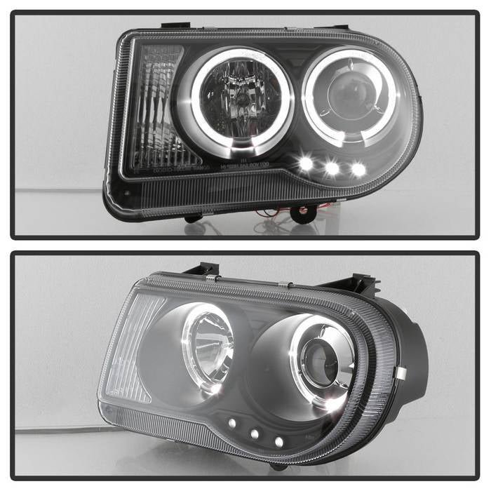 Chrysler 300C 05-10 Projector Headlights - Black