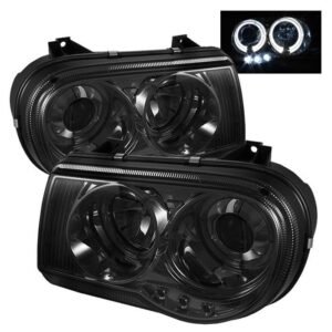 Chrysler 300C 05-10 Projector Headlights- Smoke - Image 1