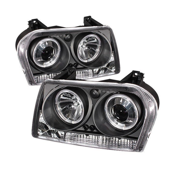 Chrysler 300 05-08 Projector Headlights - Black