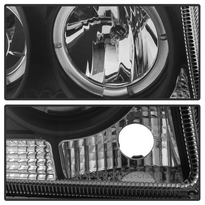 Chrysler 300 05-08 Projector Headlights - Black