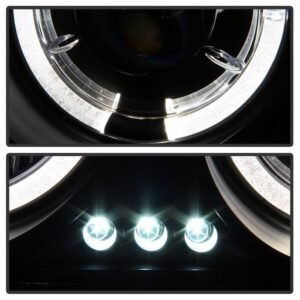Chrysler 300 05-08 Projector Headlights - Black - Image 7