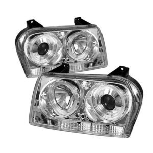 Chrysler 300 05-08 Projector Headlights - Chrome - Image 1