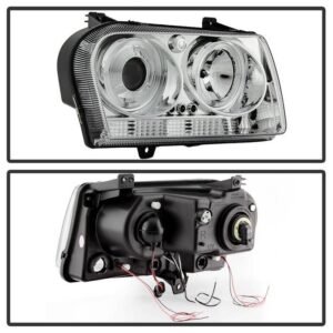 Chrysler 300 05-08 Projector Headlights - Chrome - Image 2