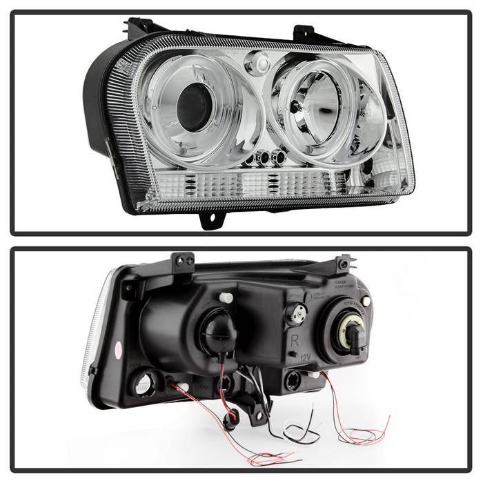 Chrysler 300 05-08 Projector Headlights - Chrome
