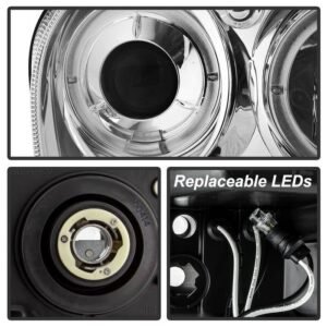 Chrysler 300 05-08 Projector Headlights - Chrome - Image 3