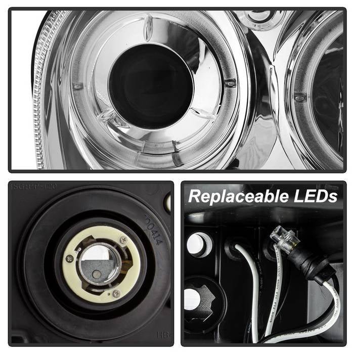 Chrysler 300 05-08 Projector Headlights - Chrome