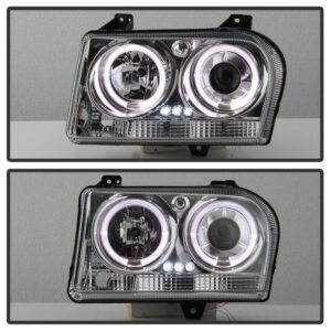 Chrysler 300 05-08 Projector Headlights - Chrome - Image 8