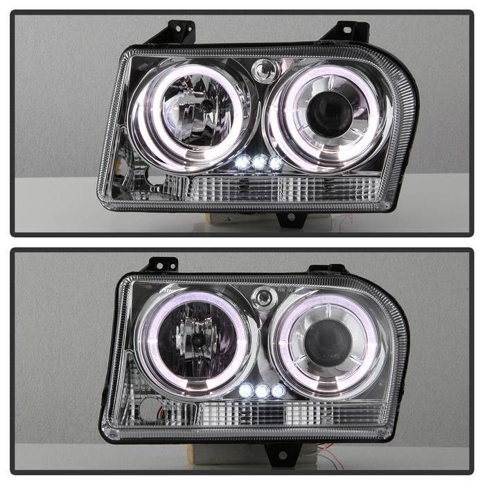 Chrysler 300 05-08 Projector Headlights - Chrome